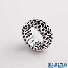 純銀戒指S925復古風佛教轉運戒轉輪六字箴言戒指~玲瓏心飾 歷史價格詳細信息