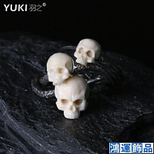 男士925純銀撲克開口可調節潮男女復古同花順戒子INS小眾設計-鴻運飾品 歷史價格詳細信息