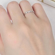 情侶戒指光面戒指情人純銀情侶對戒開口創意愛活口男女S925節禮物鋯石韓版/韓國風 歷史價格詳細信息