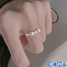 925純銀素圈戒指女食指開口戒指環夏小眾設計感自律尾戒~玲瓏心飾 歷史價格詳細信息