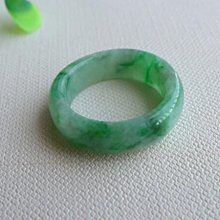 天然a貨滿綠翡翠戒指s925純銀鍍金鑲嵌麻花辮設計圈口大小可調節 歷史價格詳細信息