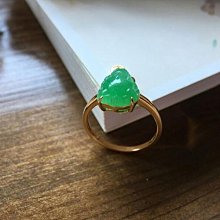 天然A貨翡翠  18k金訂製鑲嵌成品冰黃貔貅吊墜掛件萬能扣8.4 歷史價格詳細信息