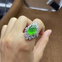 冰種辣陽綠蛋面尺寸12.6-8.4-5.1mm 克重:0.91g 翡翠 飾品 收藏【二手】【祈福閣】-588 歷史價格詳細信息