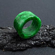 緬甸翡翠戒指幹青鐵生飄花滿綠指環綠玉扳指指環鐵龍生尾戒 歷史價格詳細信息