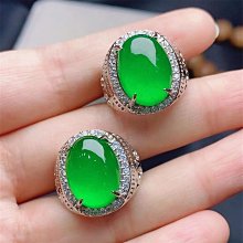 天然緬甸老坑A貨翡翠玉石扳指白底青寬版戒指男女白底飄陽綠指環 歷史價格詳細信息