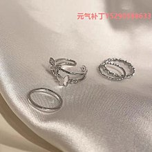 蝴蝶戒指女時尚個性戒指女純銀戒指女ins潮復古銀戒指冷淡風小眾~玲瓏心飾 歷史價格詳細信息
