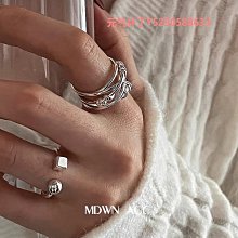 小眾戒指 925純銀黑色戒指女小眾設計ins時尚個性潮冷淡風素圈開口食指指環-滿599免運 歷史價格詳細信息