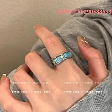 戒指紅色高級感戒指女ins疊戴百搭冷淡指環男士小眾設計感單身食指戒 歷史價格詳細信息