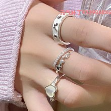 戒指愛心戒指小眾ins溫柔對接閨蜜二人開口可調節指環食指戒簡約 歷史價格詳細信息