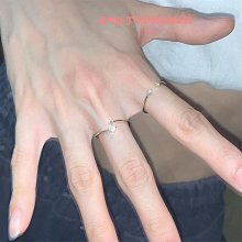 戒指極細碎鉆戒指女輕奢網紅閨蜜飾品鈦鋼不掉色爆款指環微鑲鋯石 歷史價格詳細信息