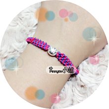 Annyon小舖～手作蠟線編織+++HandMade+++925純銀氣質公主單面款小巧蝴蝶結拉繩式手鍊 歷史價格詳細信息