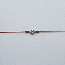 [Le Bonheur Line] 幸福線 手工/鏈繩款 925純銀 十字架 /redline 手鍊 銀飾 水鑽 紅線 歷史價格詳細信息