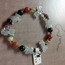 【開運如意閣】手創精品~新形粉晶+鑽面紫水晶手鍊-約10mm手圍約16.5公分~增人緣 增智慧 好姻緣 歷史價格詳細信息