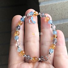 ????莫莉坊《手作》魔鬼海藍寶設計款水晶手鍊|純銀|黃水晶|拉長石|魔鬼海藍寶|黑髮|雲(灰)水晶|黑碧璽 藍虎眼 藍晶石 ⋯~招財 旺事業 避邪擋災滿滿正能量 歷史價格詳細信息