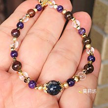 ????莫莉坊《手作》魔鬼海藍寶設計款水晶手鍊|純銀|黃水晶|拉長石|魔鬼海藍寶|黑髮|雲(灰)水晶|黑碧璽 藍虎眼 藍晶石 ⋯~招財 旺事業 避邪擋災滿滿正能量 歷史價格詳細信息