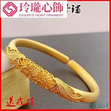 龍鳳手鐲款奶奶9999純銀實心足銀寬銀鐲子女銀飾媽媽生日禮物 歷史價格詳細信息