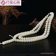 白玉菩提根108顆桶型蘋果圓珠手串 白玉菩提佛珠文玩手鍊-玲瓏心飾 價格比較,價格查詢,歷史價格詳細信息