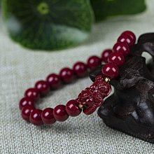 原礦朱砂高含量帝王砂瑪瑙五路財神手鏈熱銷款辰砂男女款手串 歷史價格詳細信息