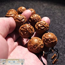 下殺-橄欖核雕 一念之間 1.9大籽佛魔橄欖核純手工雕刻手鏈手串一念 歷史價格詳細信息