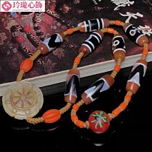 藏傳精品老礦六眼天珠項鍊吊墜男女護身轉運鎖骨鏈掛墜佛珠 歷史價格詳細信息