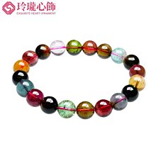 水晶手鏈巴西正品天然綠幽靈手鏈聚寶盆千層滿天星招財男女款飾品水晶禮物。 歷史價格詳細信息