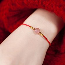 和風美物 復古時尚 紅繩流蘇 珍珠 石榴石手鍊 高貴典雅（GA-4432） 歷史價格詳細信息