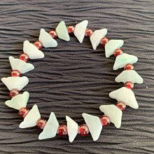 酒紅石榴石手串一圈美麗女性之石水晶飾品本命年生日禮物母親女友 歷史價格詳細信息