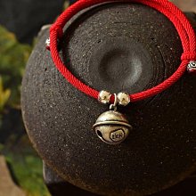 純銀鈴鐺紅繩手錬女森系手工編織腳鍊古風小眾簡約腳裸鏈學生禮物 歷史價格詳細信息