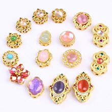 宏雲Hongyun-th-(5pcs) 金色吊墜招財納福沙金小掛件 中國風紅繩飾品配件手鍊diy手工編織 歷史價格詳細信息