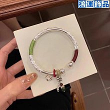 繁花銀手鐲女純銀9999中老年人款足銀鐲子母親節禮物送媽媽銀飾品-鴻運飾品 歷史價格詳細信息
