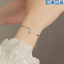 新款999純銀手鐲女生足銀繁花似錦ins小眾設計高級感生日禮物學生-鴻運飾品 歷史價格詳細信息