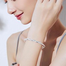 9999純銀女銀手鐲實心銀鐲子女款牡丹花銀飾手鐲送女友送媽媽禮物-鴻運飾品 歷史價格詳細信息