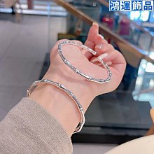 純銀手鐲 MB153 銀白K色 / MB153-1玫瑰金色 925純銀手環 晶漾金飾鑽石JingYang Jewelry 歷史價格詳細信息