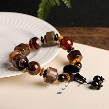 天珠纏絲瑪瑙老天珠 珠子老氣感十足，包漿醇厚，風化細膩，孔道20348 歷史價格詳細信息