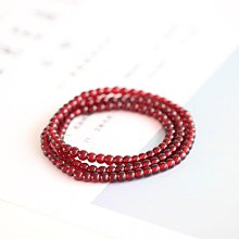 酒紅石榴石手串一圈美麗女性之石水晶飾品本命年生日禮物母親女友 歷史價格詳細信息