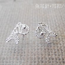 ☆ 惡魔小熊 手創 925銀飾批發 ☆ 925純銀 DIY材料  編織魚耳針+附耳扣 (一對) 價格比較,價格查詢,歷史價格詳細信息