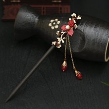 古風漢服發簪古代步搖流蘇簪子頭飾古典宮廷盤發頭飾品古裝木簪女-新店特惠 歷史價格詳細信息