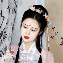 古風步搖發簪配件頭飾品材料*合金圓弧花紋雙股書籤發釵 (青銅色一支) 005-01520 歷史價格詳細信息