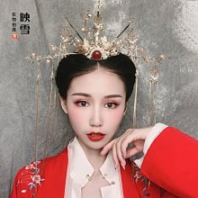 漢服發冠女古風頭飾全套古裝發飾流蘇步搖發簪龍母新娘配飾鮫人淚-新店特惠 價格比較,價格查詢,歷史價格詳細信息