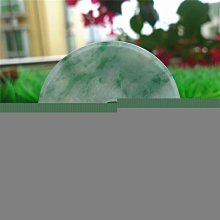 冰綠翡翠平安扣吊墜(可代鑲嵌或配掛繩)   裸石無裂紋種老膠感十足飽滿圓 翡翠 飾品 收藏【二手】【微淵古董】-3769 歷史價格詳細信息