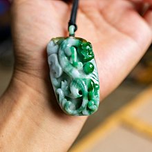 油青翡翠吊墜掛繩男女掛件繩掛脖純銀手工編織玉佩金掛墜項鍊繩子 歷史價格詳細信息