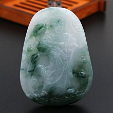 天然緬甸老坑A貨翡翠玉觀音吊墜冰種飄藍花玉石掛件玉器 歷史價格詳細信息