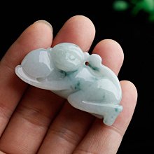 翡翠貔貅吊墜男辣飄綠花天然A貨真品  冰種玉貔貅黃加綠翡翠玉吊墜 歷史價格詳細信息