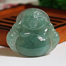 翡翠佛公吊墜彌勒佛  18k鑲嵌天然翡翠笑佛玉佛 歷史價格詳細信息