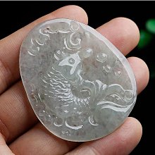 正品A貨天然翡翠玉如意吊墜老坑緬甸冰種翡翠玉如意玉佩掛件大件 歷史價格詳細信息