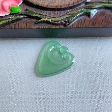 0920冰種滿綠髮財豆吊墜～天然老坑A貨翡翠～啟京翡翠 歷史價格詳細信息