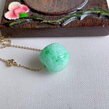 0909冰種陽綠蝴蝶結一對～天然老坑A貨翡翠～啟京翡翠 歷史價格詳細信息