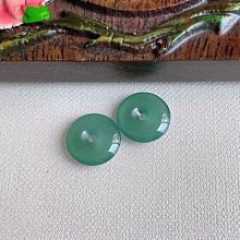 1022 天然翡翠A貨冰綠種算盤珠 歷史價格詳細信息