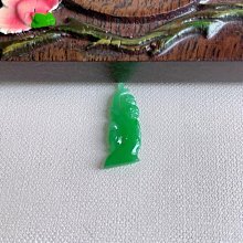 1018冰種帶陽綠平安扣～天然老坑A貨翡翠～啟京翡翠 歷史價格詳細信息