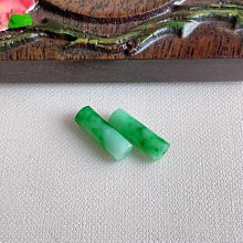 1021冰種白凈平安扣一對～天然老坑A貨翡翠～啟京翡翠 歷史價格詳細信息